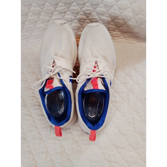 Man's Nike White Tennis Shoes Size 12 Some Wear See Pnotos - Picture 9 of 14